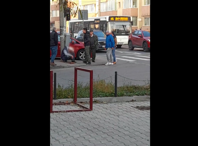 Accident pe trecerea de pietoni de pe Bulevardul Muncii