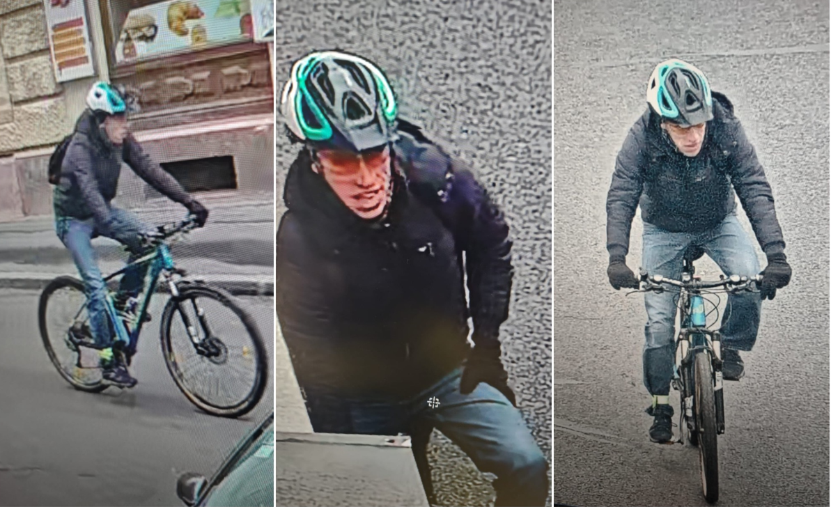 Biciclistul care a provocat accidentul din Piața Ștefan cel Mare