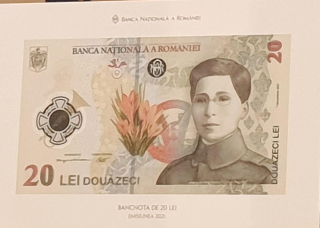 Așa arată noua bancnotă de 20 de lei