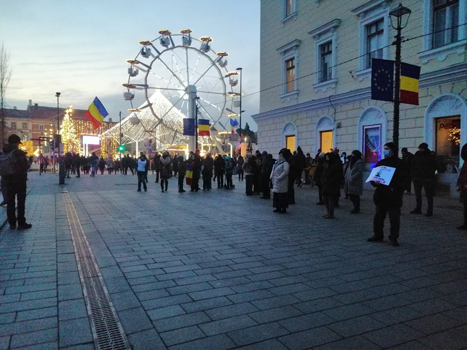 Protest eșuat anti-restricții