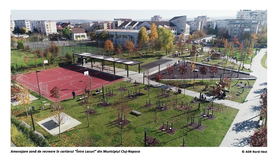 Amenajare zonă de recreere în cartierul „Între Lacuri” din municipiul Cluj-Napoca