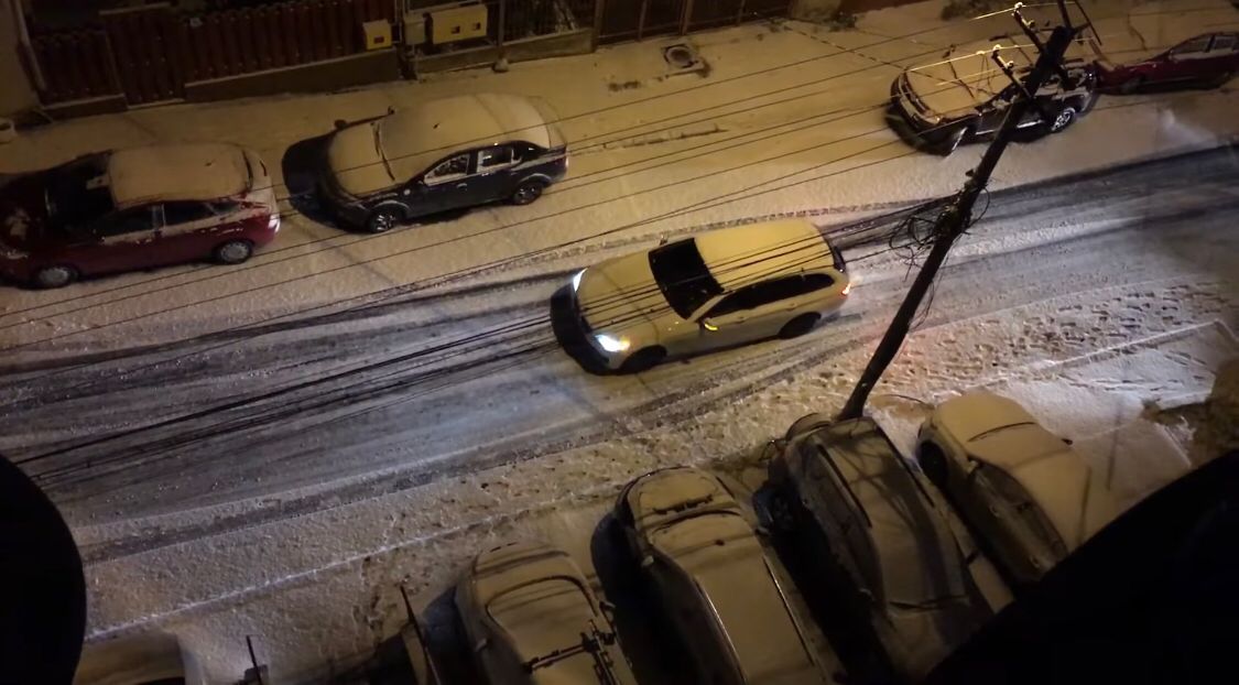 Dezastru pe strada Alverna din Cluj-Napoca