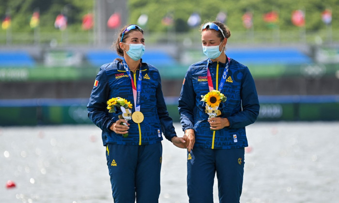 Simona Radiș și Ancuța Bodnar pe podiumul olimpic