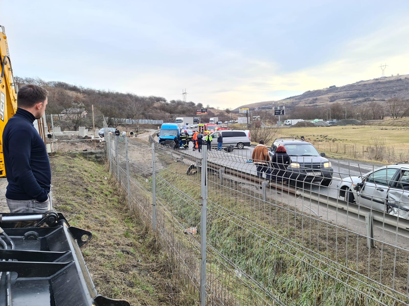 Accident la ieșire din Baciu