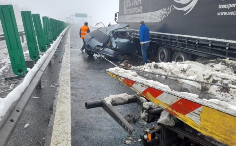 Accidente în lanț pe A1 Deva-Nădlac