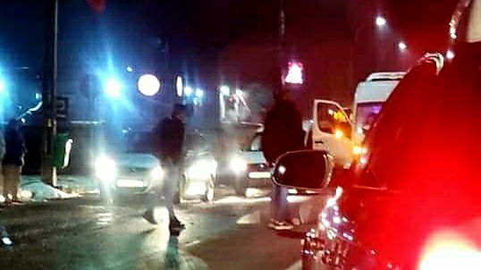 Bărbat lovit mortal de o mașină în Apahida. Foto: Info Trafic 24.
