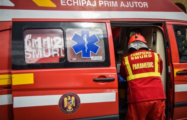 Persoană electrocutată pe un șantier din localitatea Mihai Viteazu