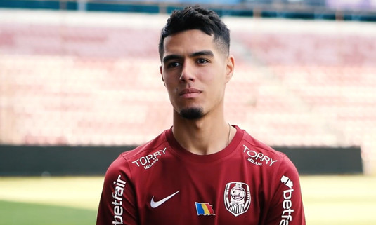 Anas Tahiri în tricoul lui CFR Cluj