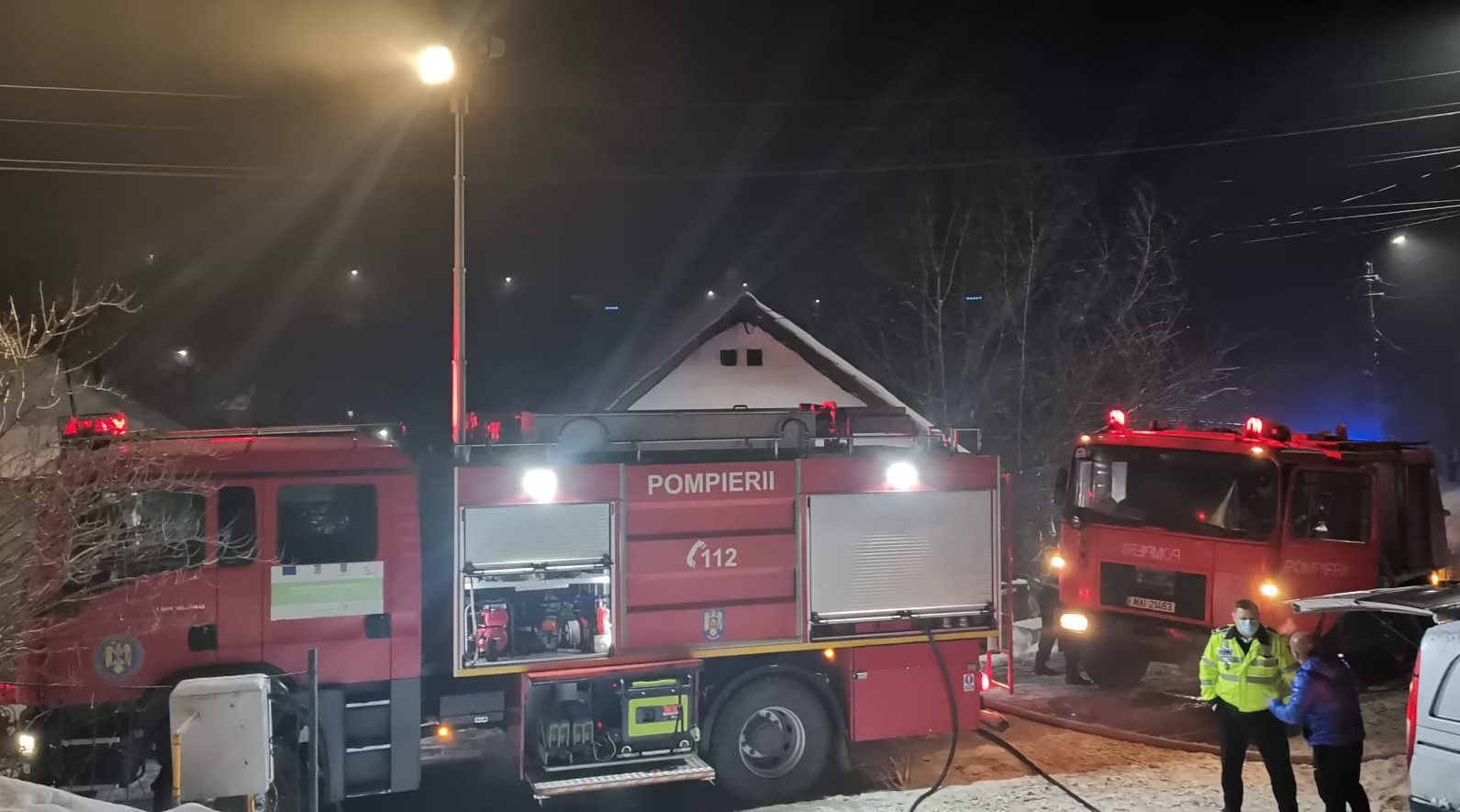 Incendiu PUTERNIC în Mintiu Gherlii! O casă a fost cuprinsă de flăcări