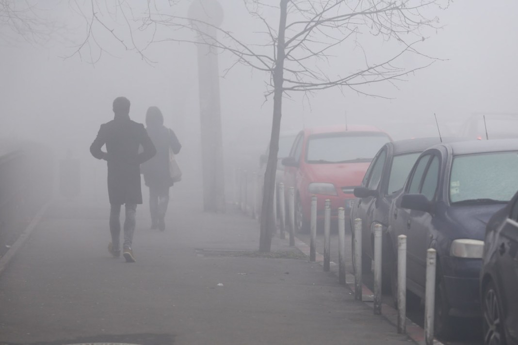 Clujul nu scapă de ceață. A fost emisă avertizare COD GALBEN de ceață și polei