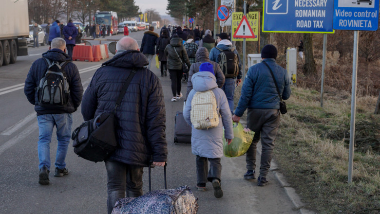 43.000 de ucraineni au intrat în România de la începutul războiului. Peste 200 au cerut azil