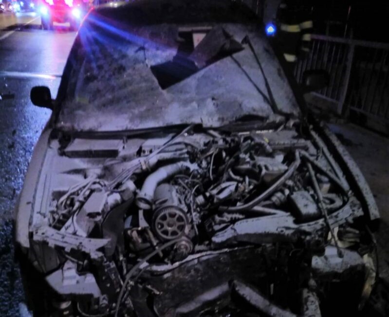 Mașină în care se aflau opt ucraineni