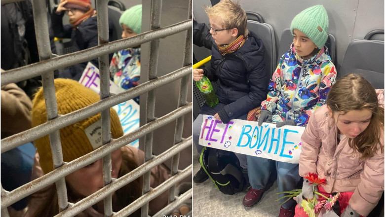 Copii arestați în Rusia
