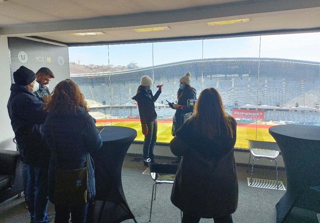 O delegație de la UEFA  a vizitat Cluj Arena