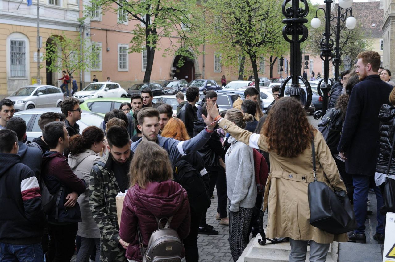 Protest al studenților UBB