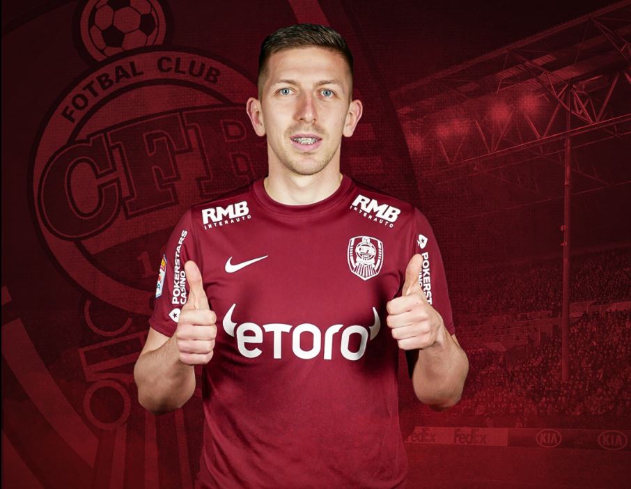 CFR Cluj se întărește pentru play-off. A adus un mijlocaș din Ucraina în Gruia/ Foto: CFR Cluj Facebook