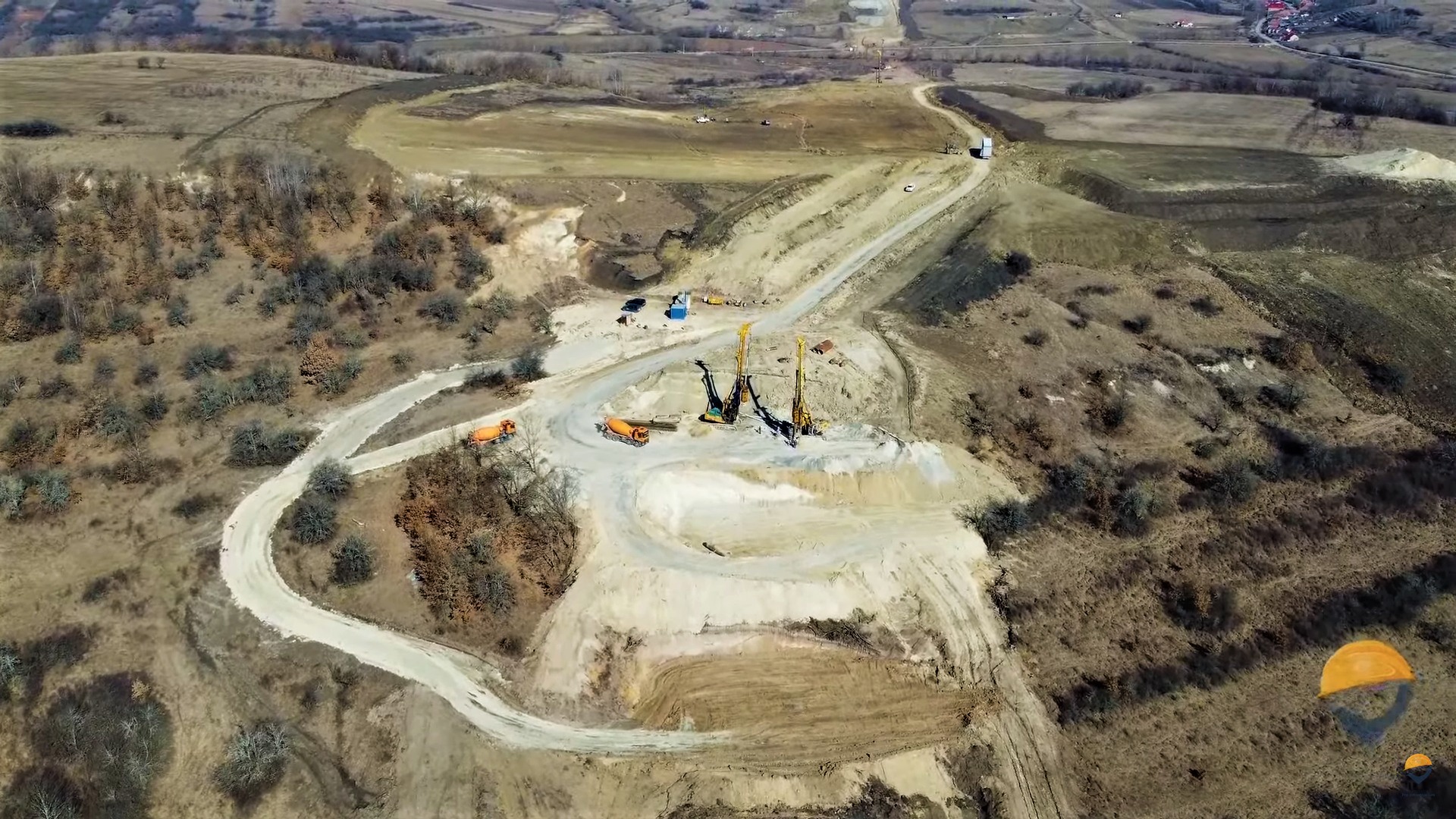 Progresul lucrărilor între Zimbor și Poarta Sălajului.