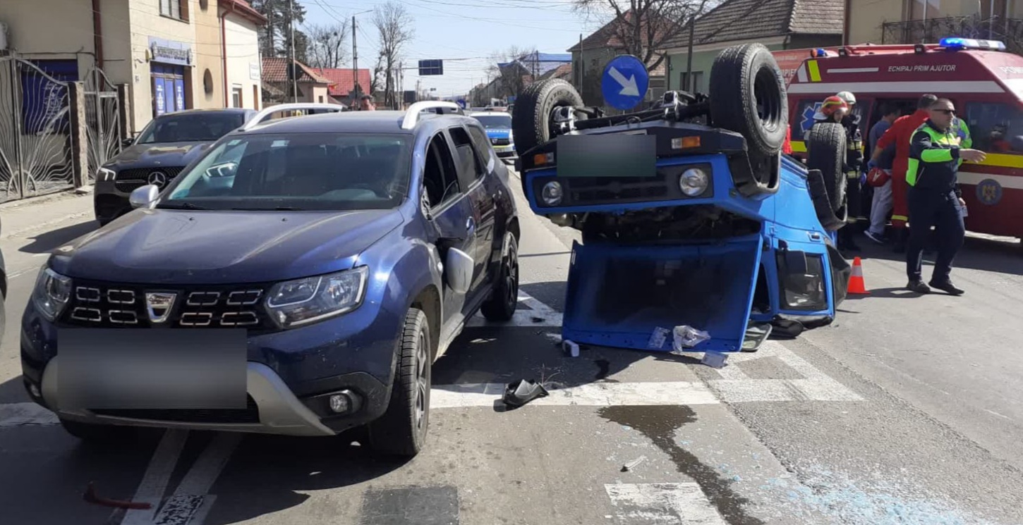Accident în Gilău