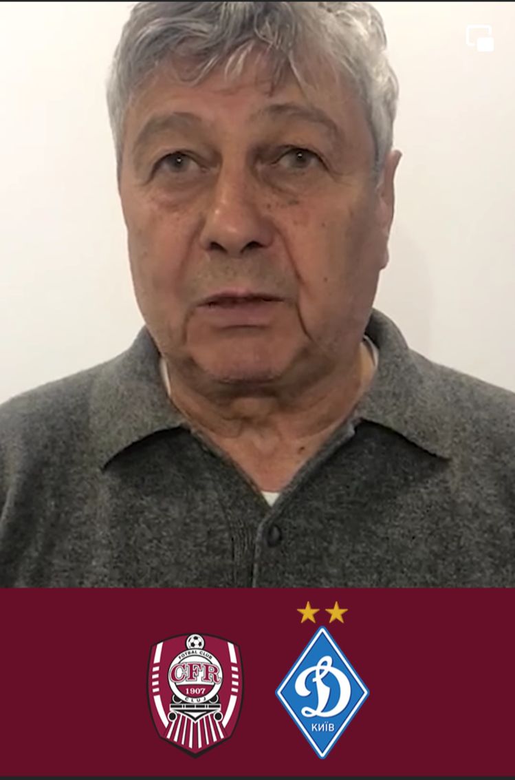 Mircea Lucescu invită clujenii la meciul amical CFR Cluj - Dinamo Kiev