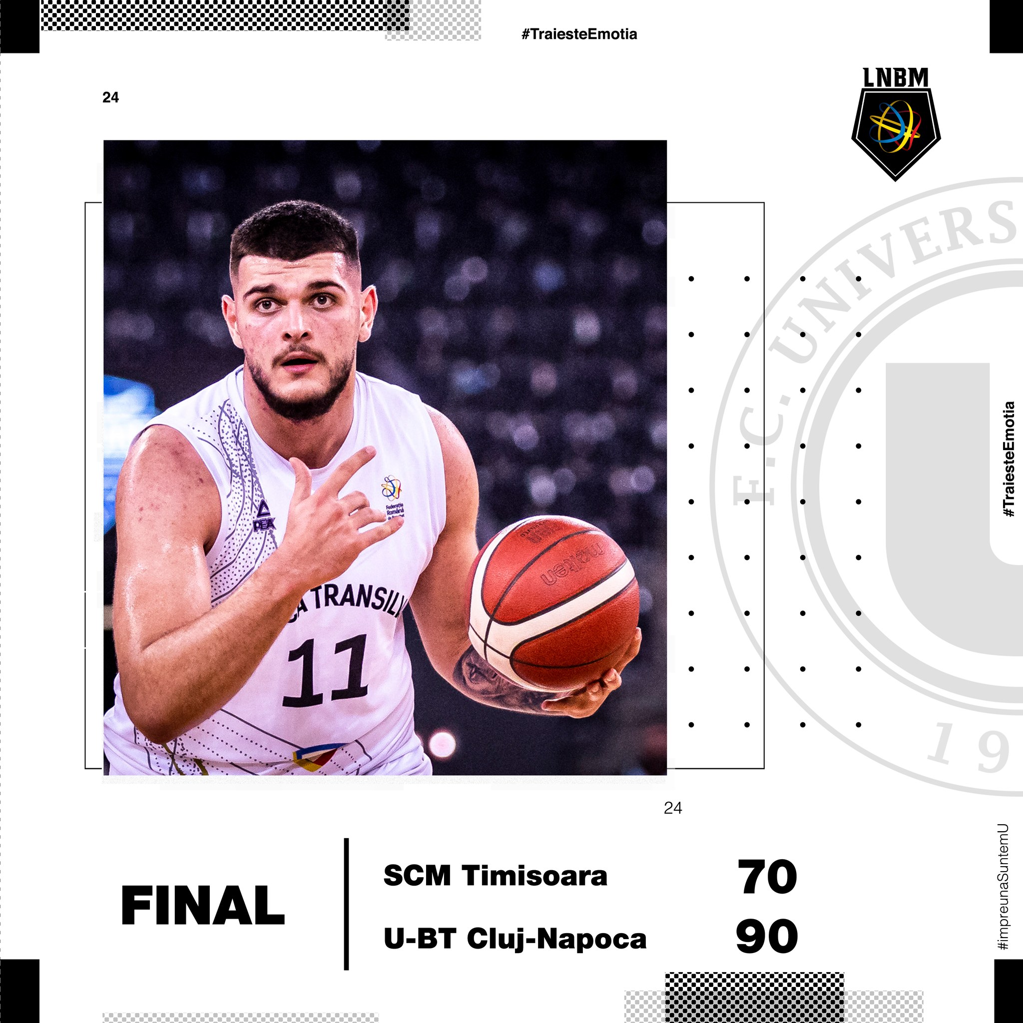 O nouă victorie pentru U-BT Cluj