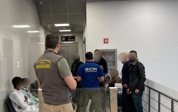 Refugiați sirieni aduși în România / Foto:  Inspectoratul General pentru Imigrări