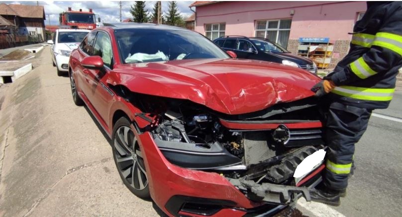 Accident rutier în localitatea Luncani