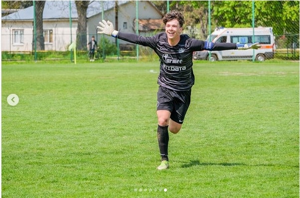 Adrian Frânculescu a marcat golul sezonului în fotbalul românesc. FOTO: CFR Cluj