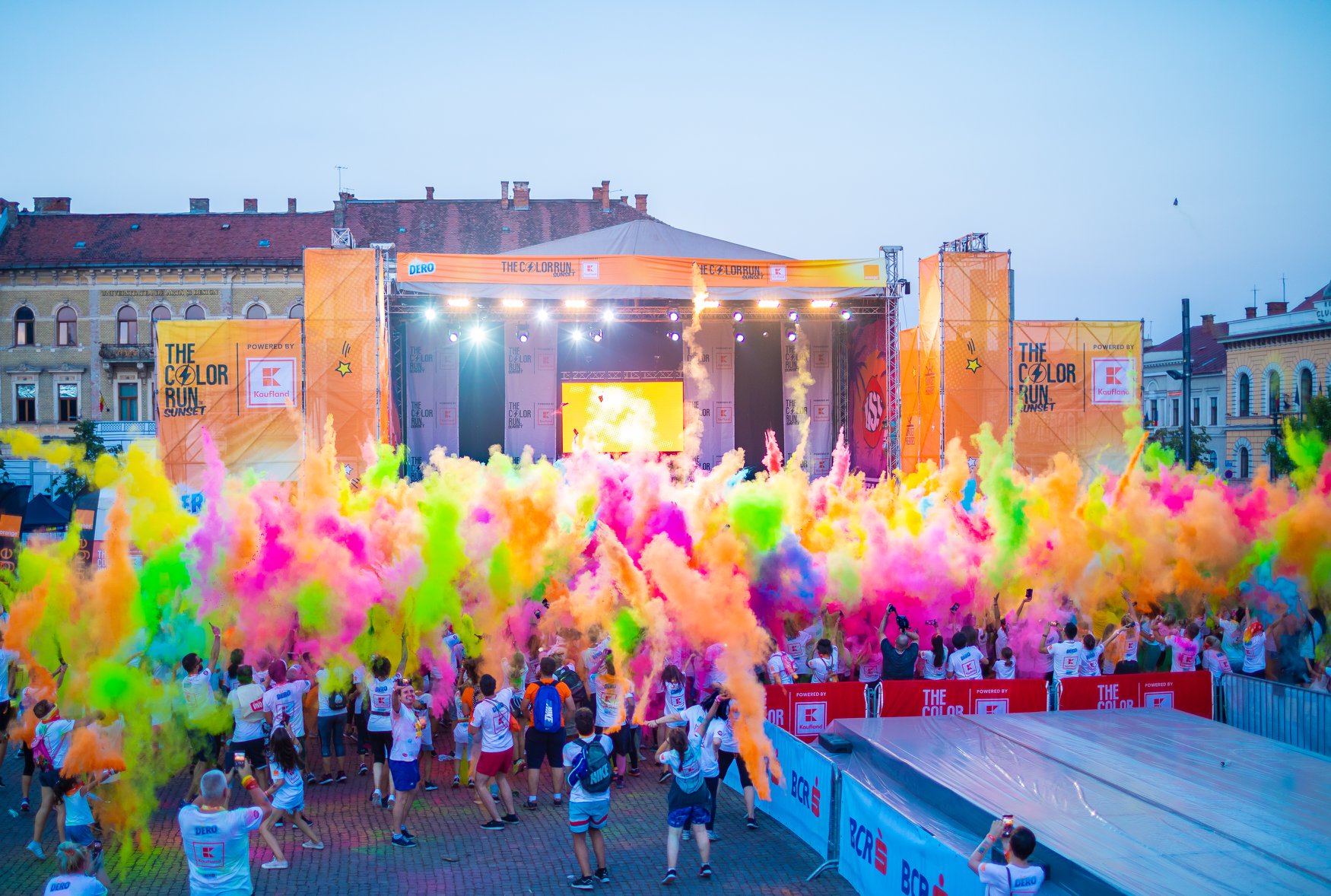 Restricții de circulație cu prilejul „The Color Run”/ FOTO: The Color Run Romania - Facebook
