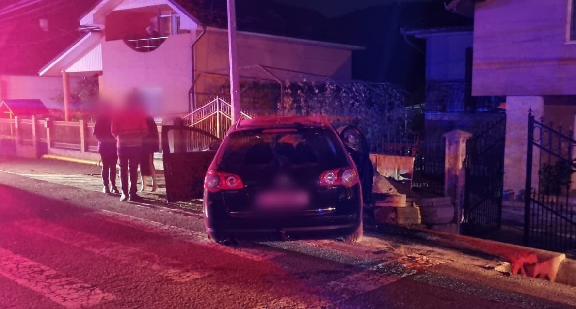 Accident provocat de un tânăr de 19 ani în Dej. FOTO: IPJ Cluj