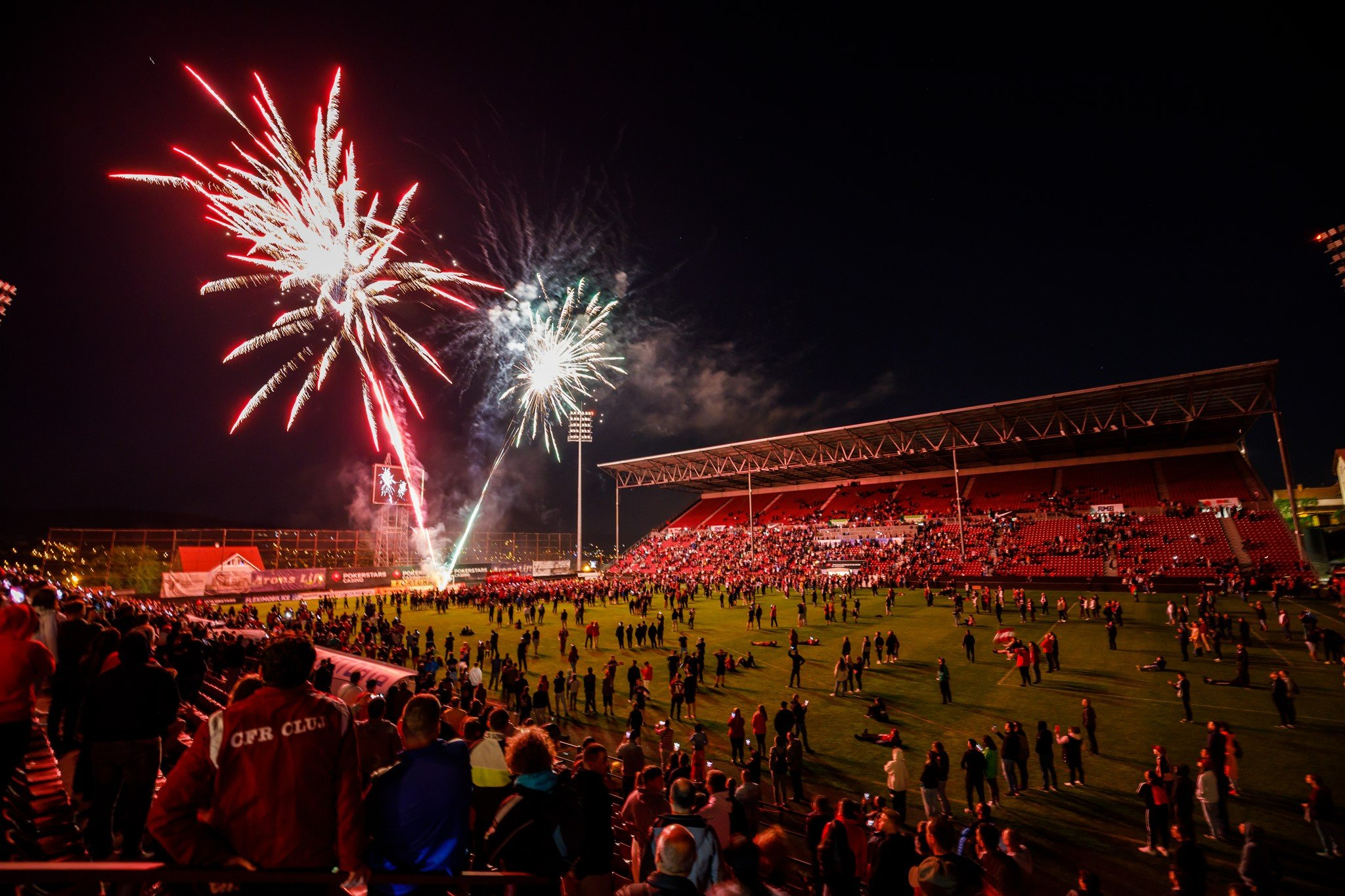 CFR Cluj a sărbătorit un nou titlu de campioană. Foto: Fotbal Club CFR 1907 CLUJ-NAPOCA
