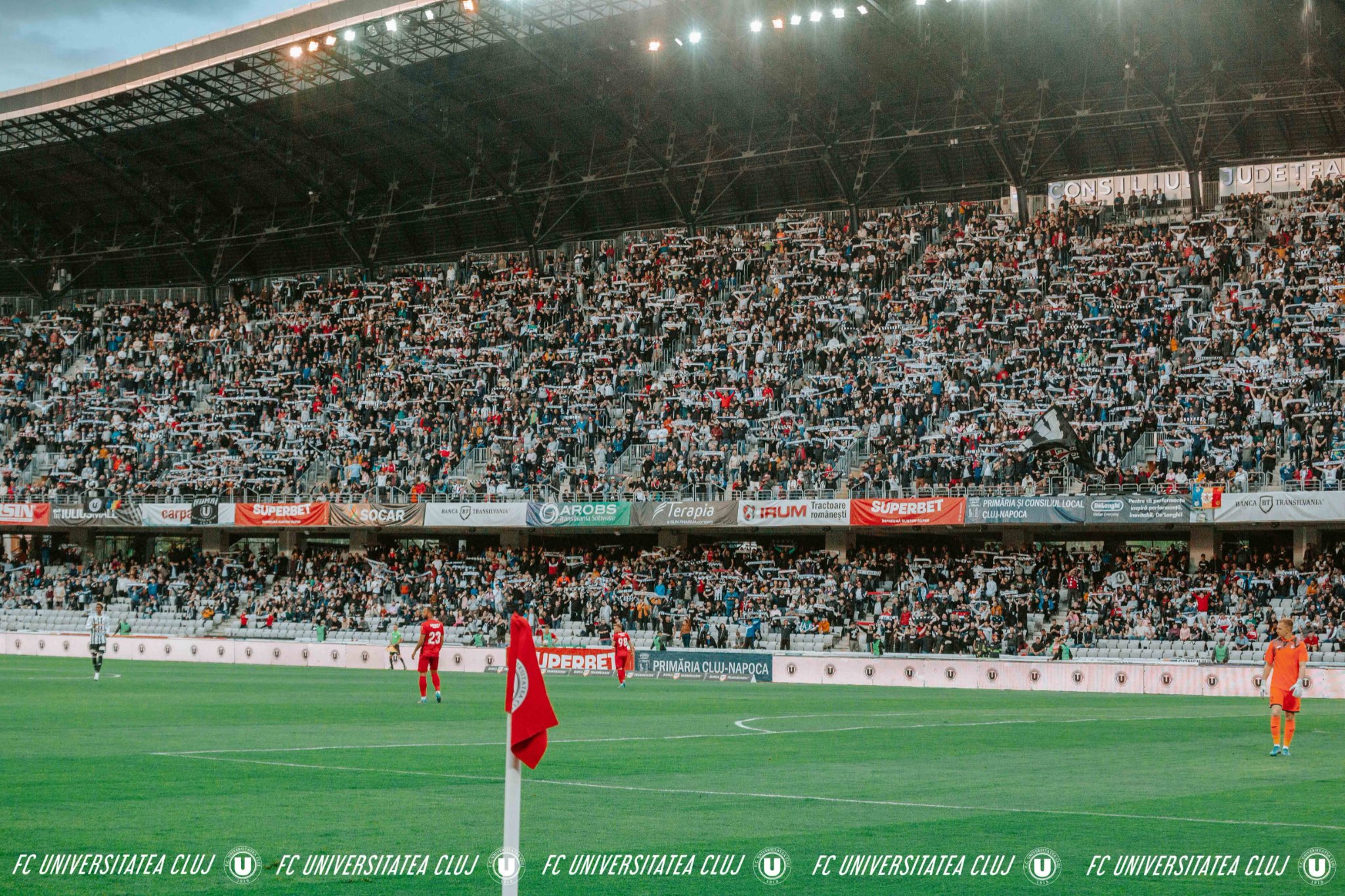 Stadionul Cluj Arena la meciul Universitatea Cluj  - FC Hermannstadt. FOTO: Universitatea Cluj