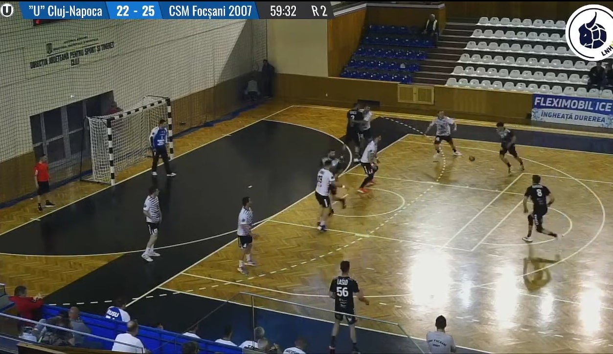 Universitatea Cluj a pierdut ultimul meci din Liga Zimbrilor. FOTO: Captură Youtube