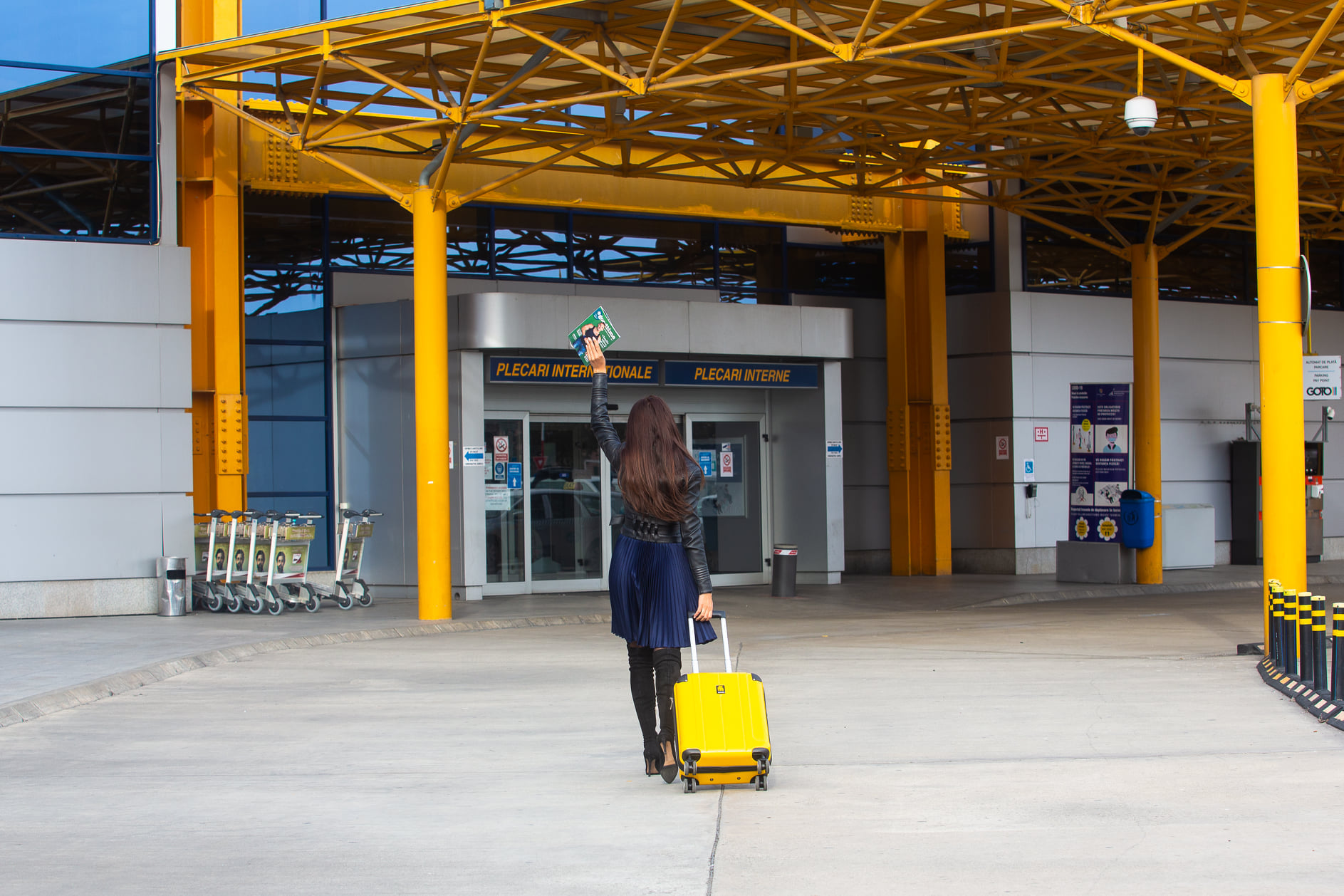 Terminal plecări Aeroportul International Cluj.Sursa Foto: Facebook Aeroportul International Avram Iancu Cluj