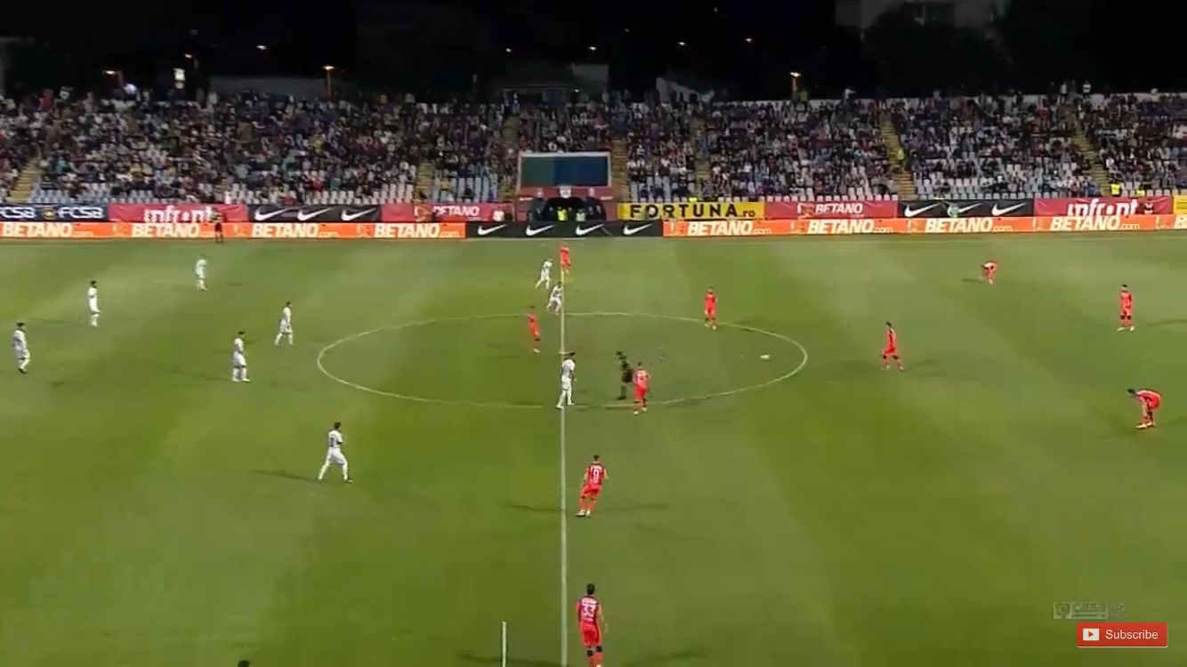 CFR Cluj a pierdut cu 3-1 meciul cu FCSB. FOTO: Captură video Youtube