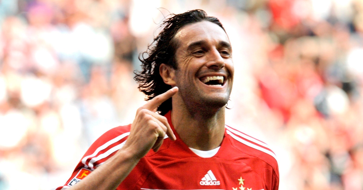 Luca Toni vine la meciul de retragere a lui Mutu. FOTO: Twitter