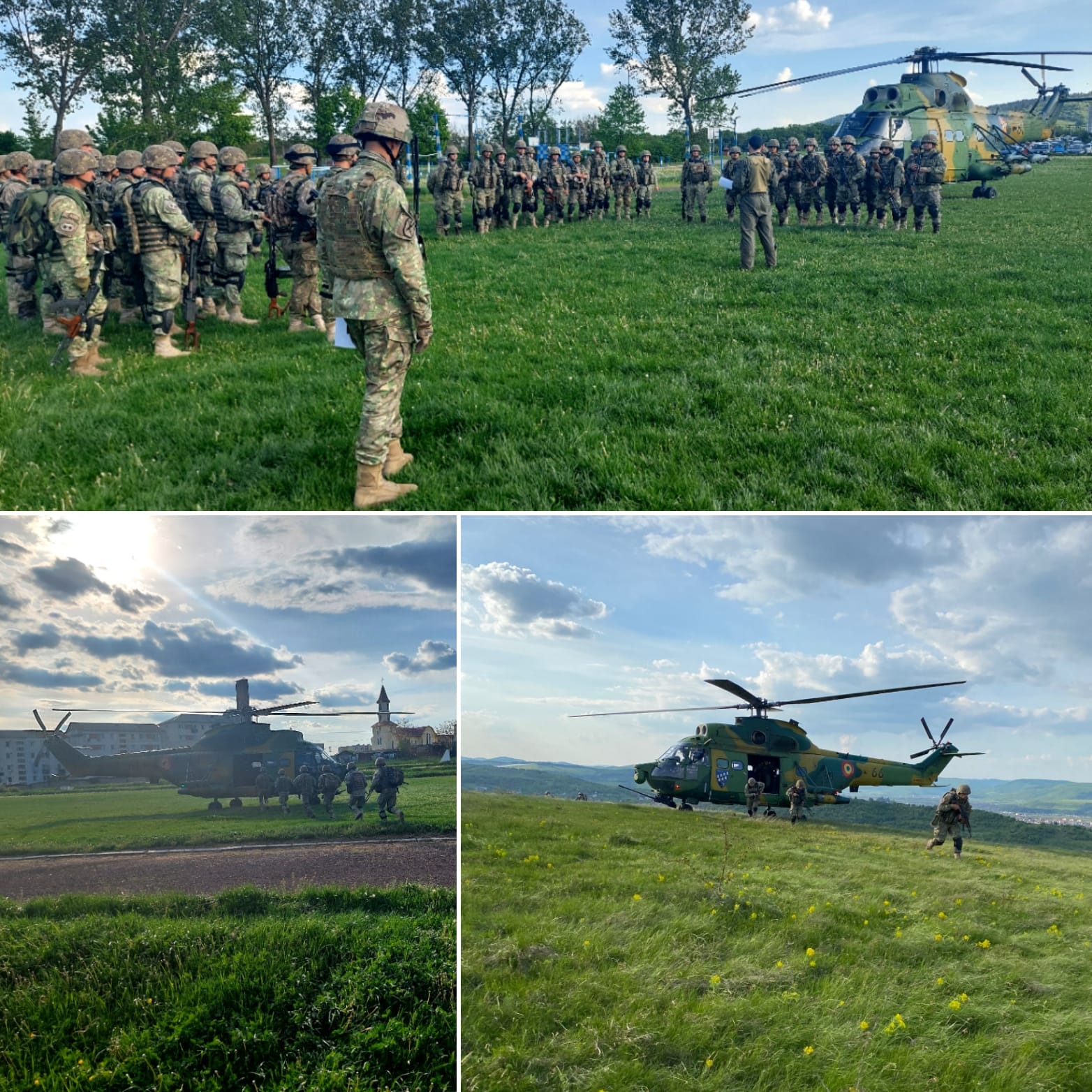 Exerciții militare infranteriști Dej. Foto: Flaviu Brehar / MAPN
