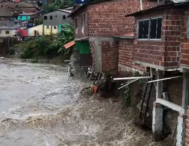 Brazilia se confruntă cu o serie nouă de inundații devastatoare/ Foto: captură ecran Mirielson Farias - Facebook