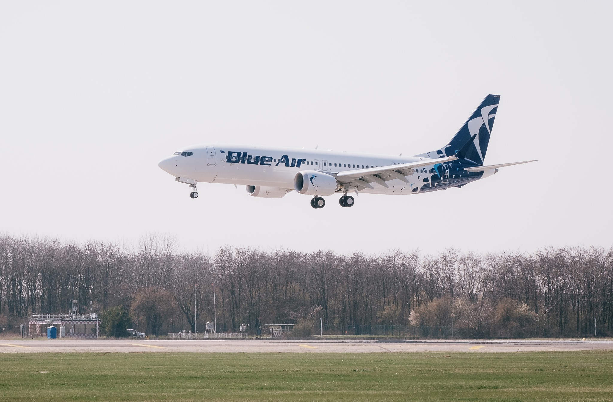 Avion Blue Air. Sursa foto: Facebook Blue Air