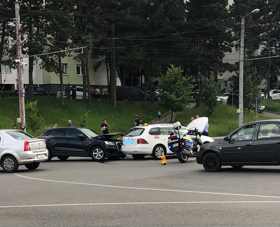 Accident în capăt de Bucium/ Foto: Monitorul de Cluj
