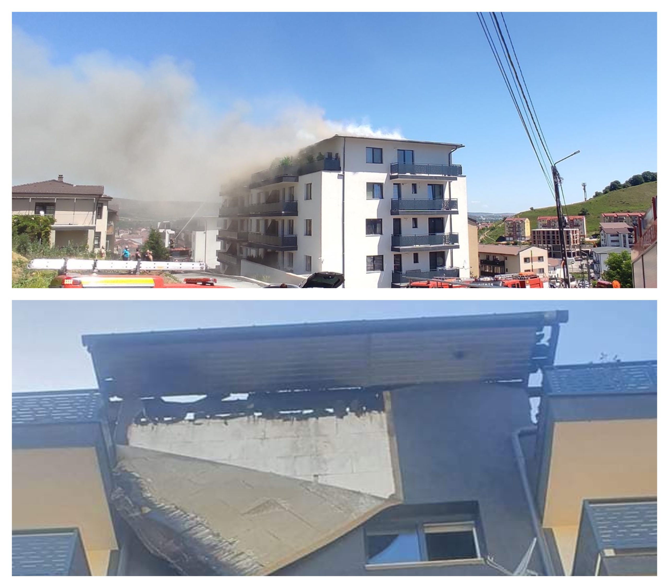 Strângere de fonduri pentru proprietarii afectați de incendiu în Florești. FOTO: ISU Cluj/Facebook