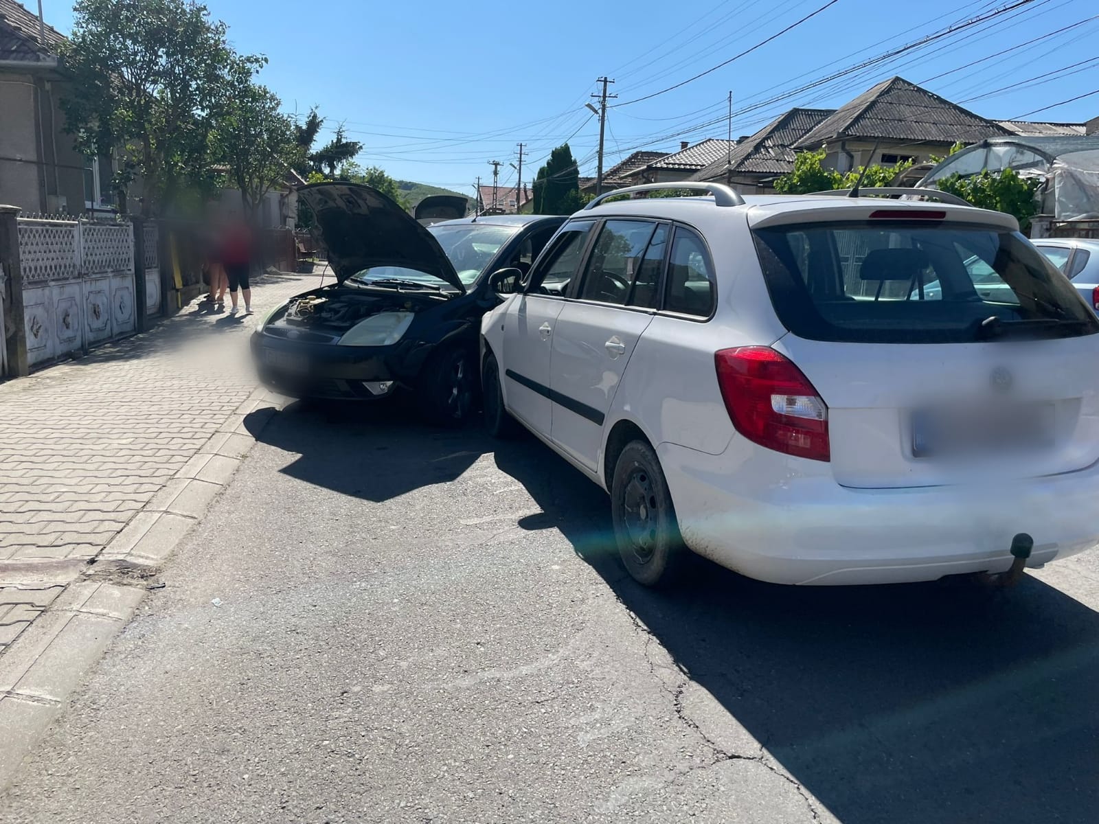Accident în Dej. FOTO: IPJ Cluj