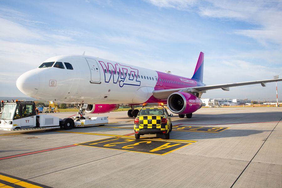 Un avion al companiei aeriene Wizz Air a fost întors pe Aeroportul Internațional Cluj