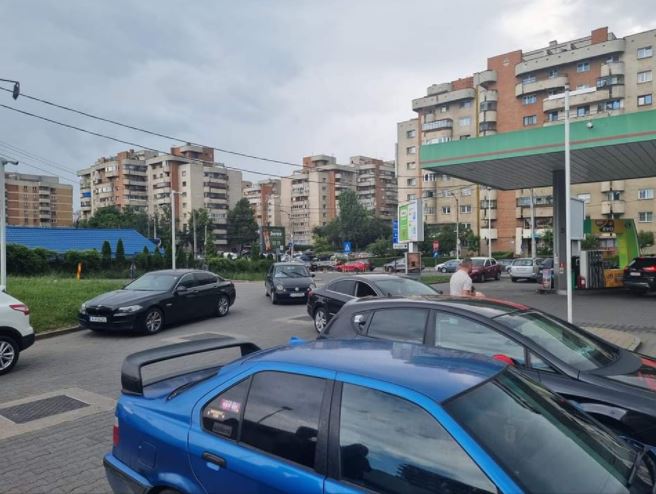 Protest contra prețurilor carburanților în Cluj-Napoca