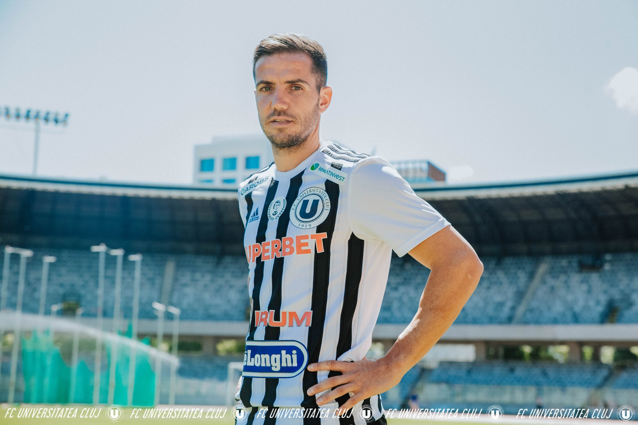 Chipciu în tricoul lui „U”. FOTO: FC Universitatea Cluj
