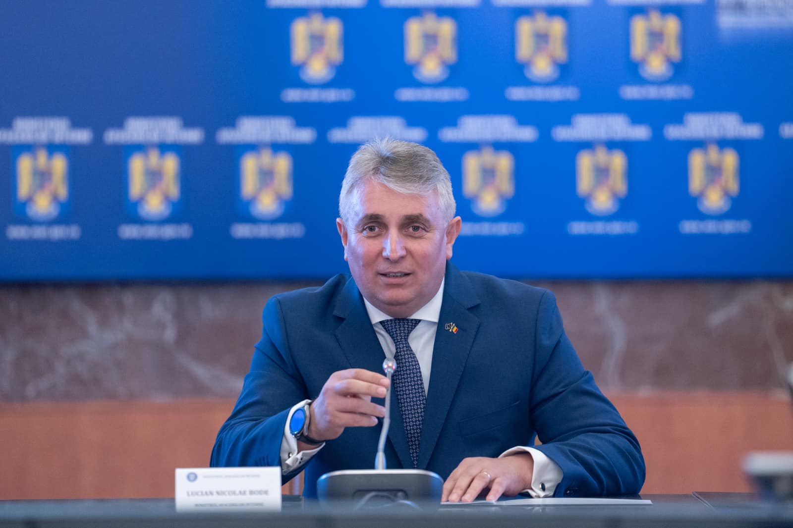 Lucian Bode a vorbit despre lupta împotriva drogurilor în România. FOTO: Facebook Bode