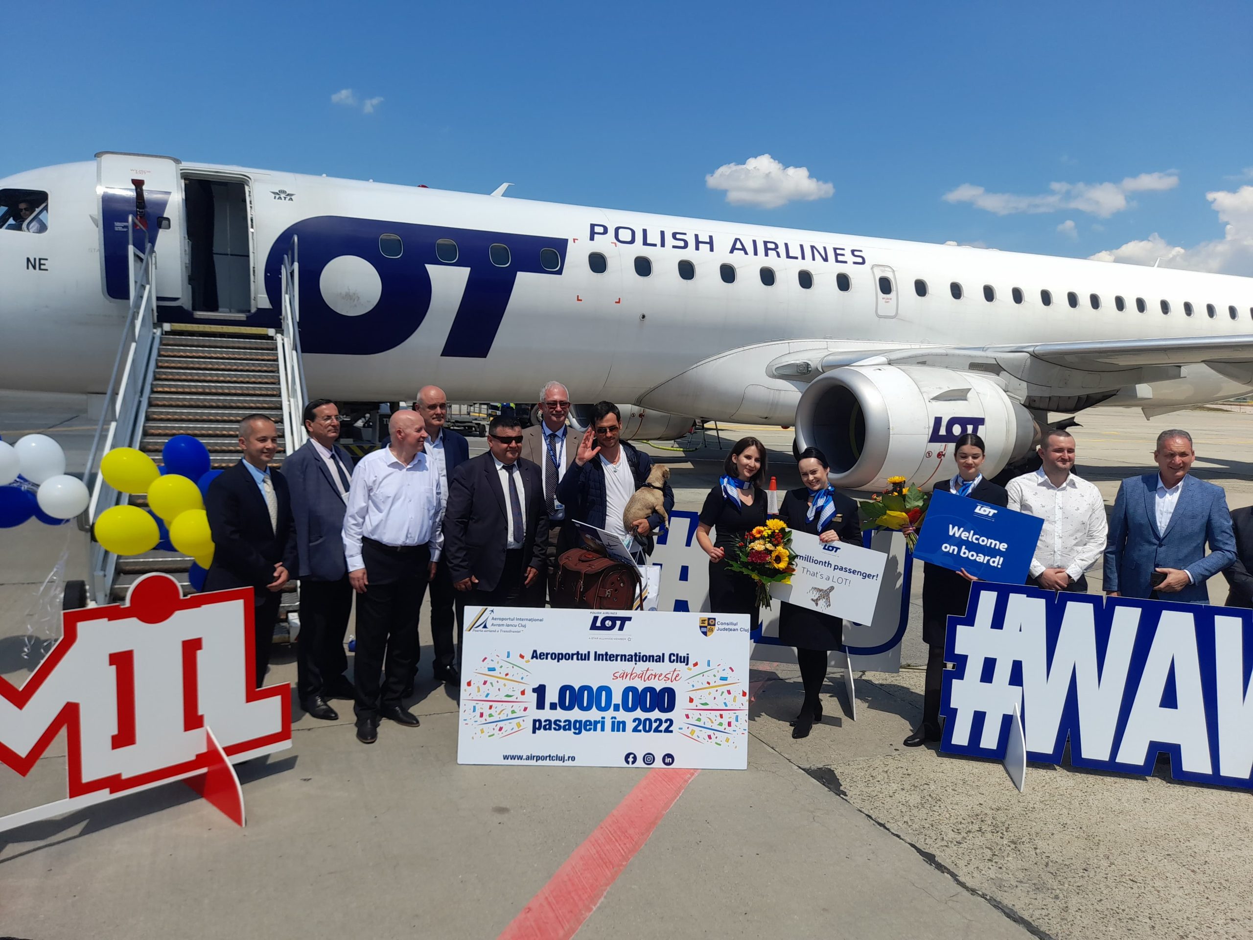 Pasagerul cu numărul 1.000.000 de pe Aeroportul Internaţional Cluj este Meron Gribetz