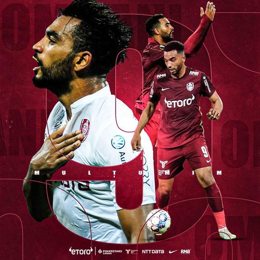 Billel Omrani pleacă de la CFR. FOTO: CFR Cluj Facebook