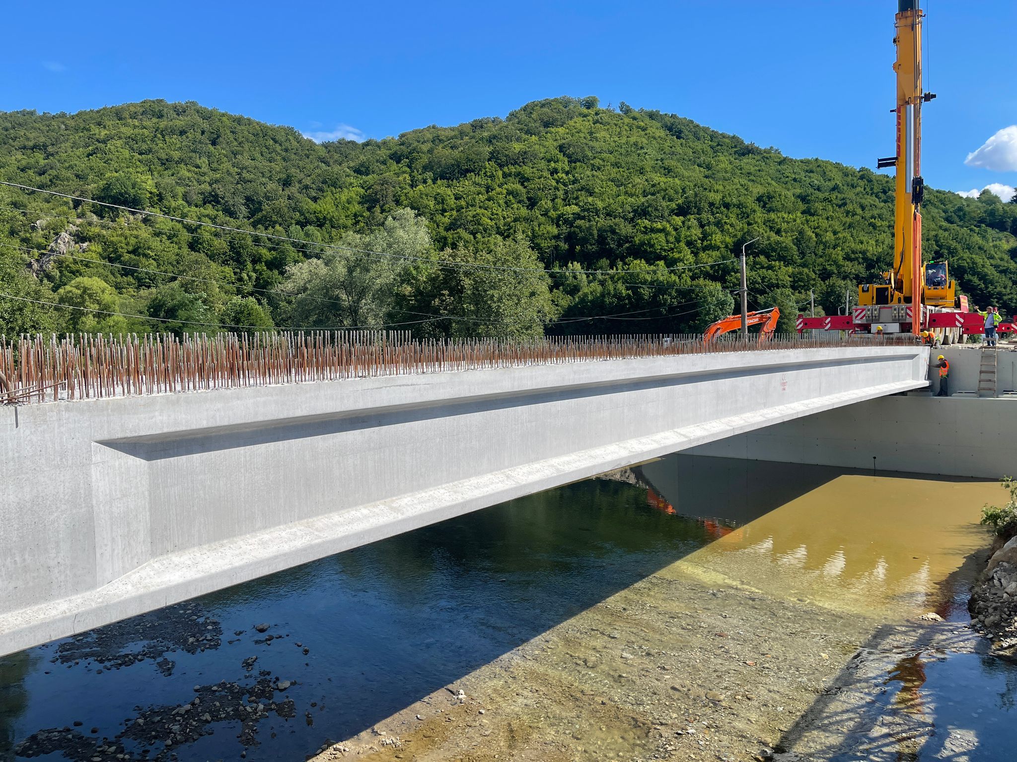 Podul peste Crișul Repede care leagă DN1 de Valea Drăganului/ Foto: Consiliul Județean Cluj