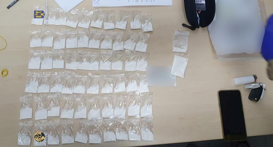 Bărbatul a fost reținut de polițiști/ Foto: IPJ Cluj