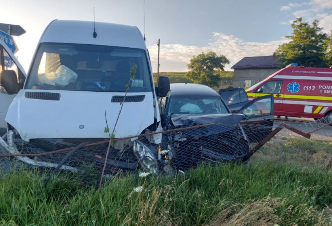 Accident grav în Cămărașu / Foto: ISU Cluj